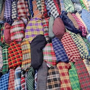 Stocklot Cotton Polyester Yarn Dyeing Brushed Fabric Check Designs CVC Yarn Dyeing Flannel Fabric for Shirt