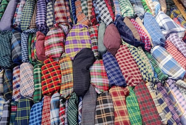 Stocklot Cotton Polyester Yarn Dyeing Brushed Fabric Check Designs CVC Yarn Dyeing Flannel Fabric for Shirt