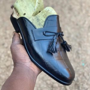 Leather half shoe