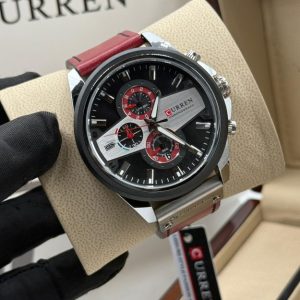 HIGH QUALITY ACTIVE CHRONOGRAPH CURREN LEATHER